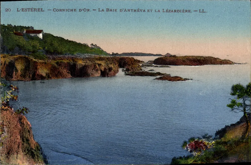 L'ESTÉREL — Corniche d'Or — Die Bucht von Anthéva und die Lézardière — LL. — N°20 - Vorderseite