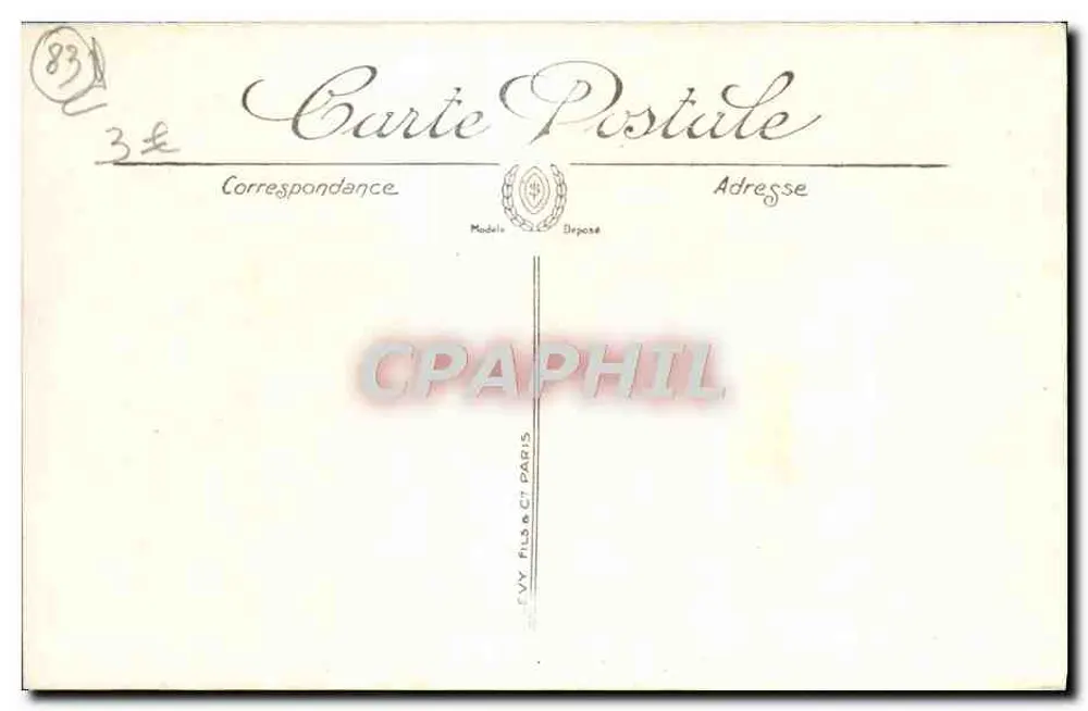 Toulon — Praça da Liberdade — LL. n°71 - Verso