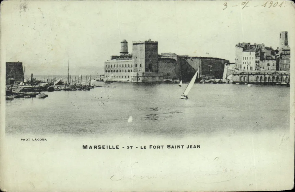 Marseille - 37 - O Forte Saint Jean — Phot Lacour - Frente
