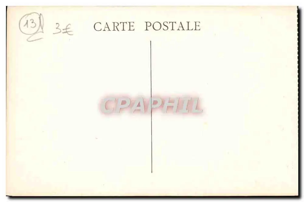 Marseille — Place Castellane, Fontäne Cantini und Notre-Dame de la Garde - Rückseite