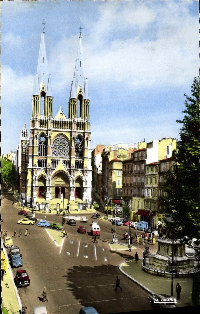 Marseille - Die Kirche Saint-Vincent-de-Paul — Editions « La Cigogne » - Vorderseite