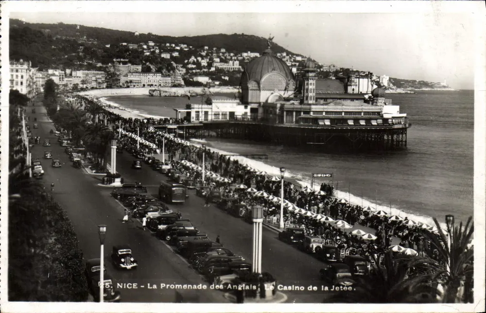 NICE - Die Promenade des Anglais, Das Casino de la Jetée — Editions S.I.C.A. n°65 - Vorderseite