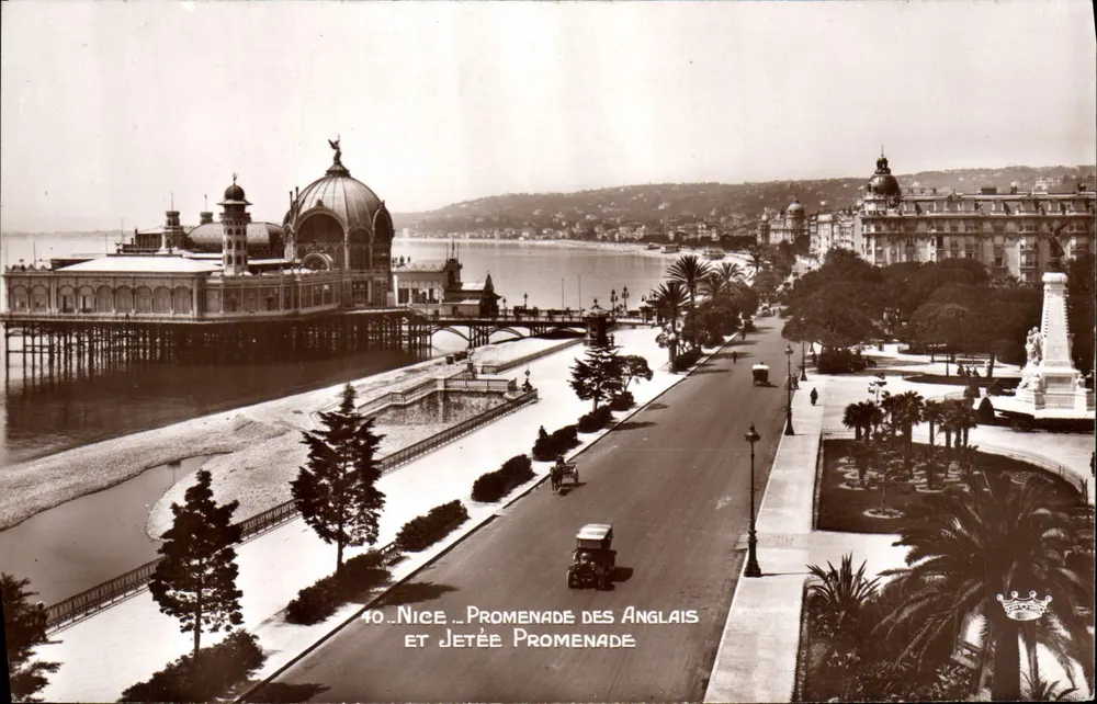 Nice — Promenade des Anglais und Jetée — Éditions d'Art Autand et Munier, n°40 - Vorderseite