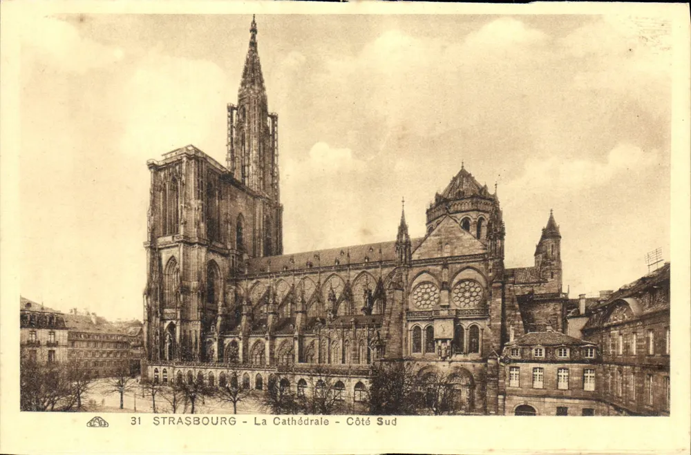 Estrasburgo - A Catedral - Lado Sul — Editor: , n° 31 - Frente