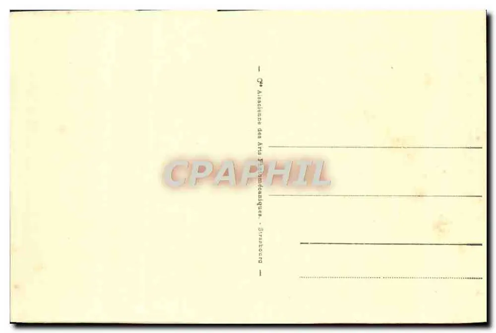 Estrasburgo - A Estação — visão da estação com trams — n° 198 - Verso