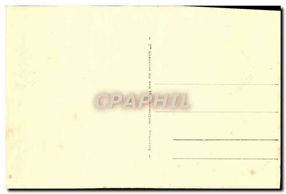 Strasbourg - Cour do Corvo — editor Almacrine des Arts Photographiques, n° 167 - Verso