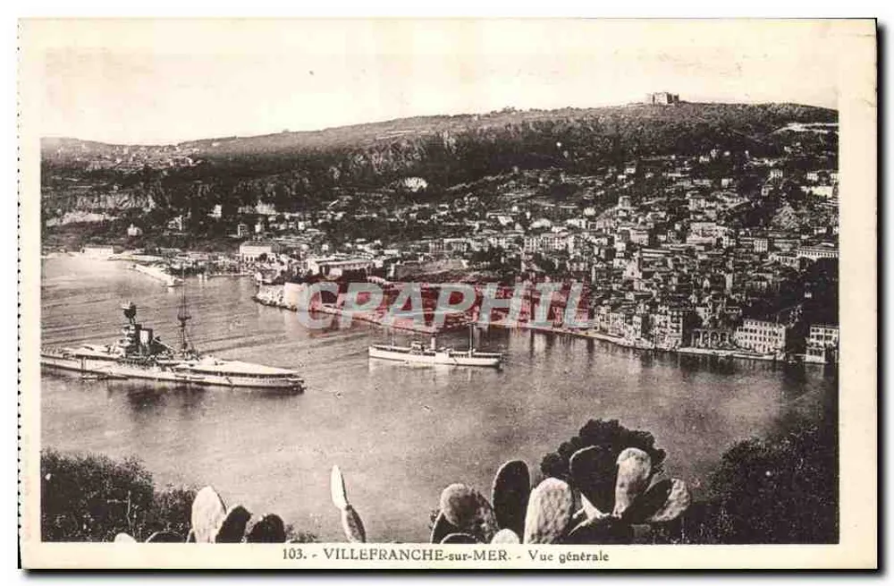 Villefranche-sur-Mer — Allgemeiner Blick — Graphphil, Nr. 103 - Vorderseite