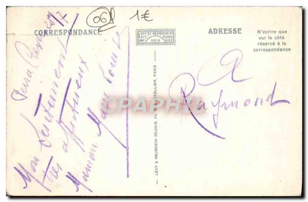 Peïra-Cava (A-M.) — La Cime du Diable — LL — Verlag LL - Rückseite