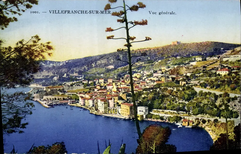 Villefranche-sur-Mer — Vista geral — G. Lemaitre & Cie, Editores, Nice, n° 1001 - Frente