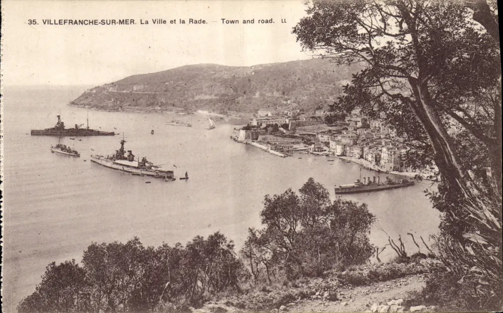 Villefranche-sur-Mer — Die Stadt und der Hafen — LL - Vorderseite