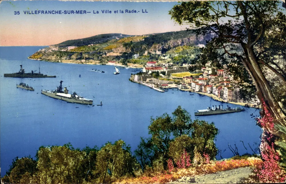 Villefranche-sur-Mer — Die Stadt und der Hafen — LL - Vorderseite