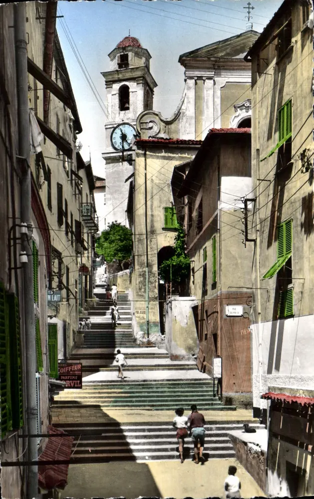 Die Côte d'Azur — Rue de l'Église — Verleger « MAR » - Vorderseite