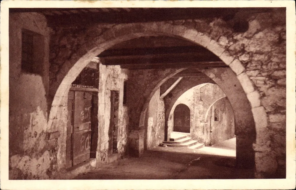 Villefranche-sur-Mer — La rue des voutes — Braun & Cie, Imp. Dornach - Vorderseite