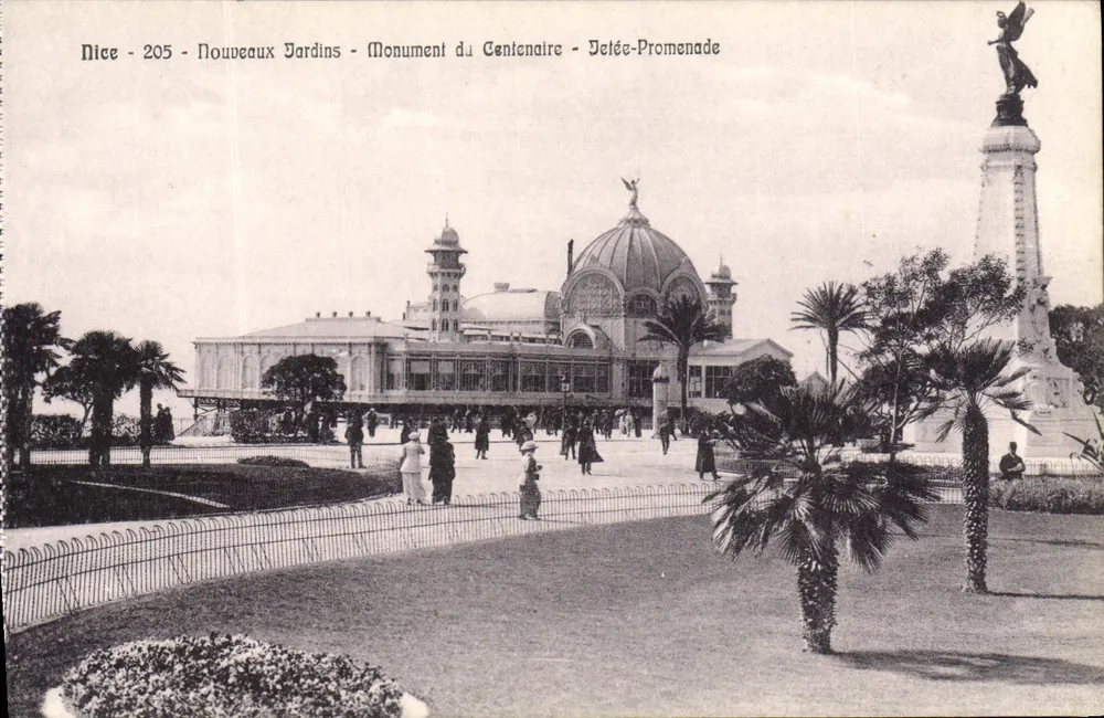 Nice - 205 - Neue Gärten - Monument des Centenaires - Promenadenjetty - Vorderseite