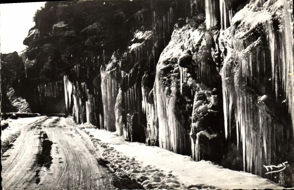As Gorges do Cians — no inverno — Edições M.A.R. - NICE - Frente
