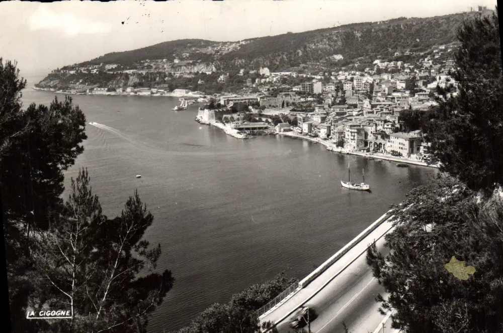 A Cegonha — Vista do Cabo de Nice — Ed. «A Cegonha», Villefranche-sur-Mer, n° 06.159.04 - Frente