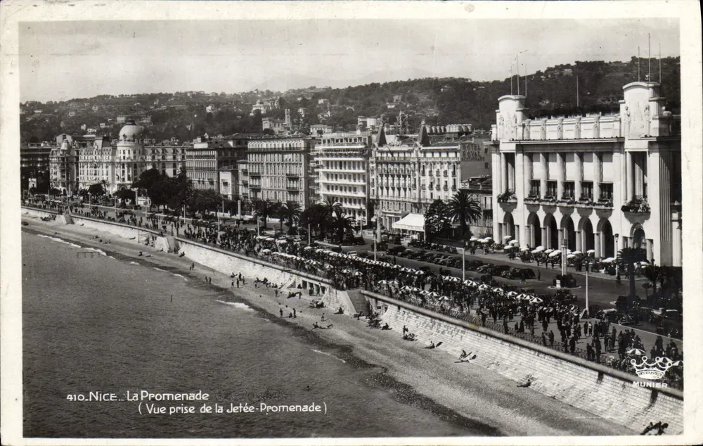 Nice - La Promenade — Ansicht vom Jetée-Promenade — Éditions Part Munier, n°410 - Vorderseite