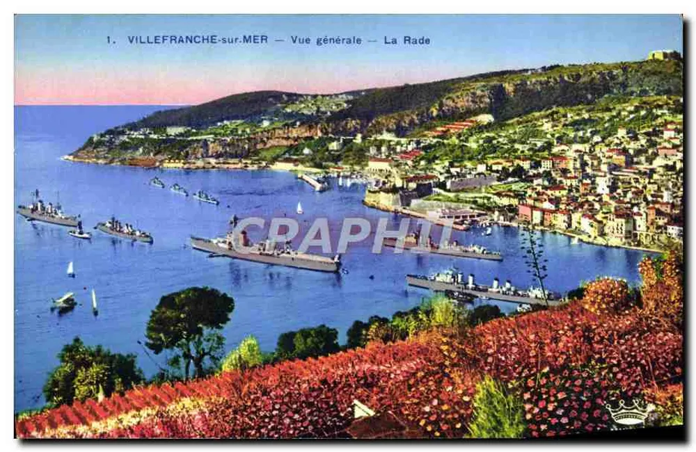 VILLEFRANCHE-sur-MER — Allgemeiner Blick — Der Hafen — Éditions Munier - Vorderseite