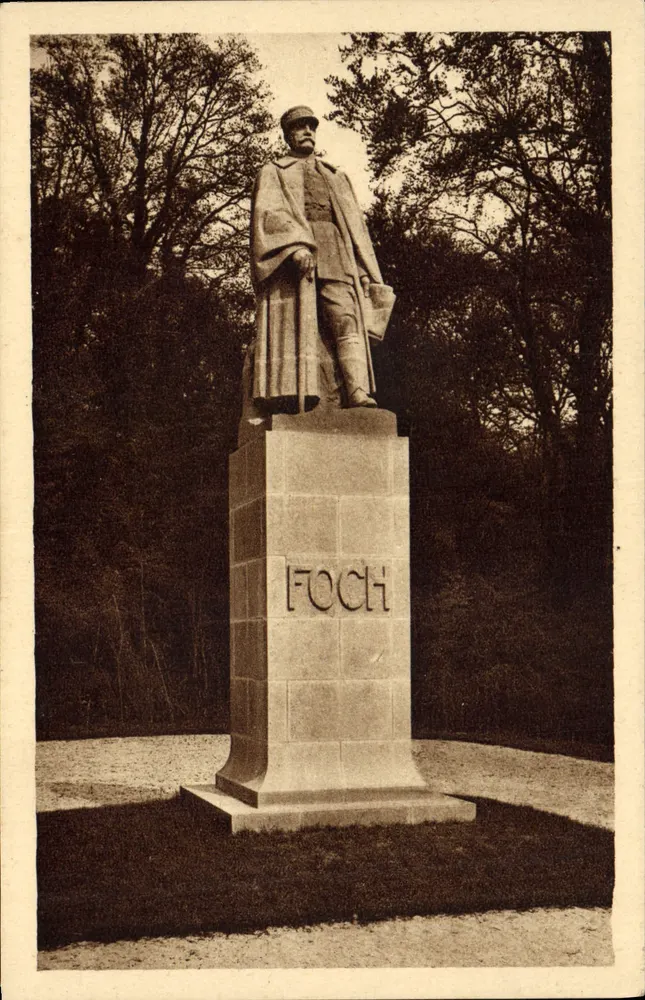 Statue des Marschalls Foch — Armistice-Clairière — Edition - Vorderseite