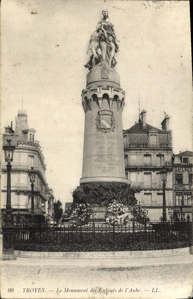 Troyes — Le Monument des Enfants de l'Aube — LL. — N° 99 - Vorderseite