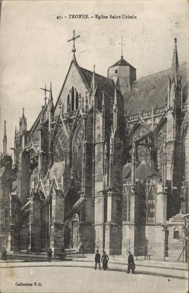 Troyes - Igreja de São Urbano — Coleção T.G. n°47 - Frente