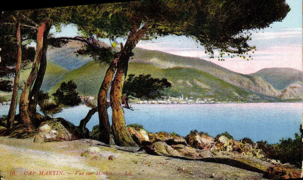 Cap Martin — Vista sobre Menton — LL - Frente