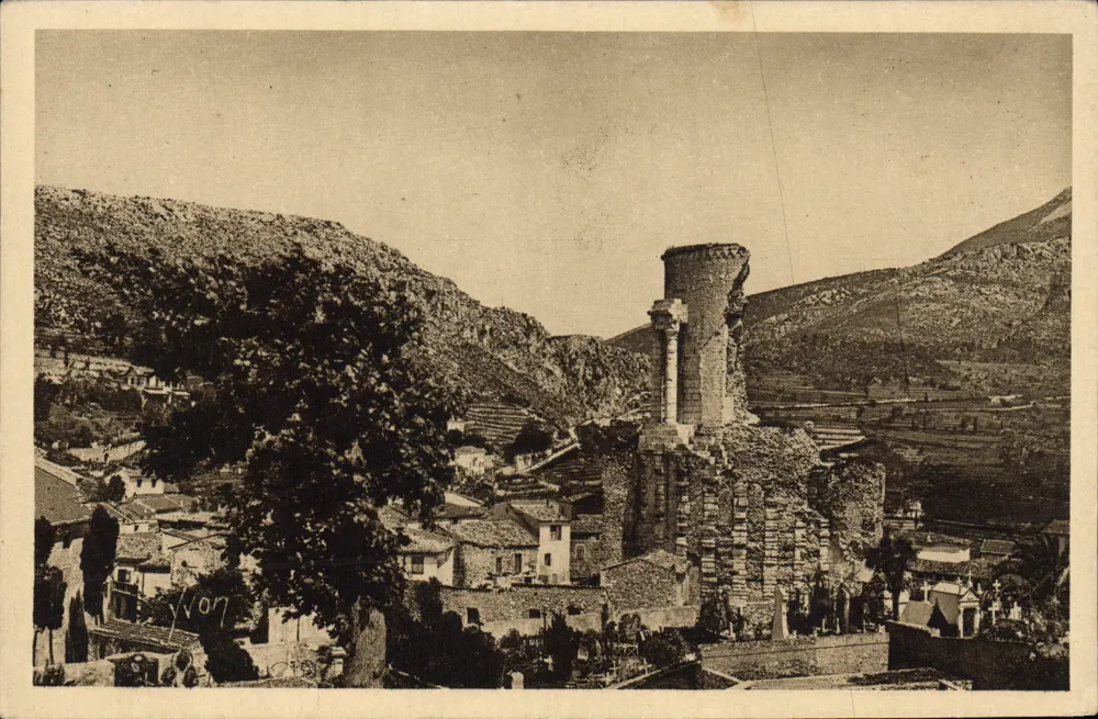 La Turbie - Der Alpen-Trophäe — Kunstausgabe YVON, Côte d'Azur, n°2/185 - Vorderseite