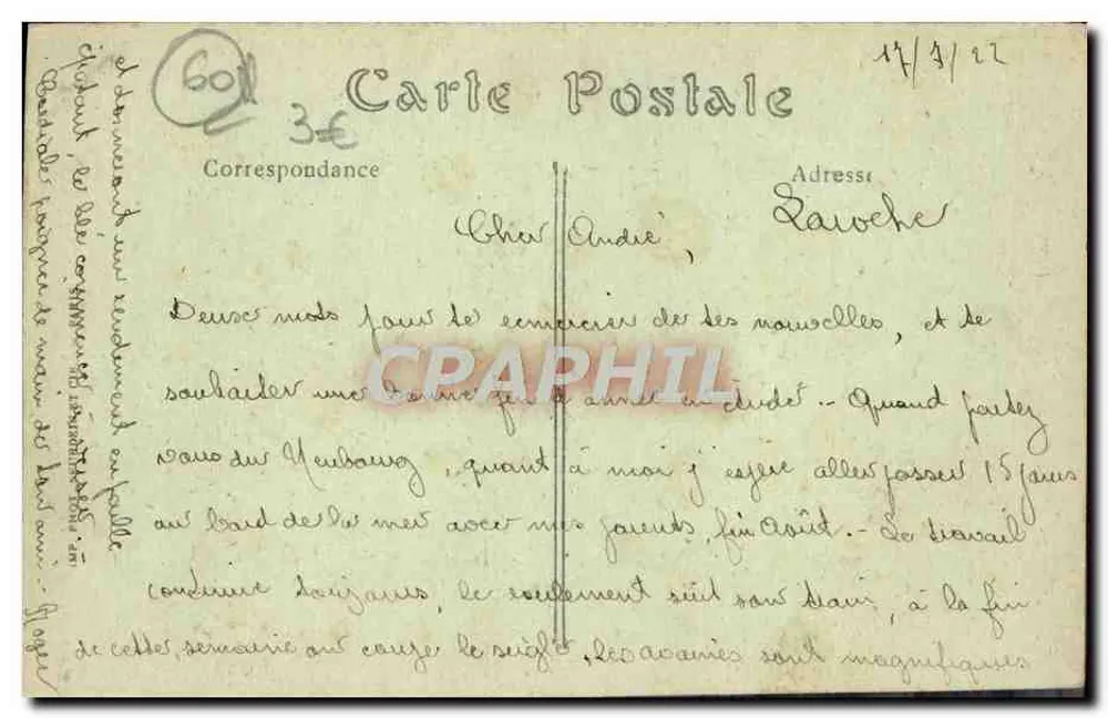 Castelo de Compiègne — Porta de Honra — NB. Fot., n°46 - Verso
