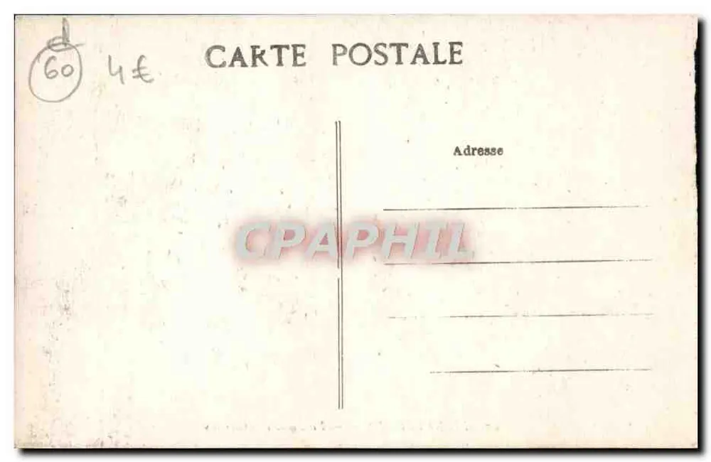Pierrefonds — A Sala dos Guardas — Editor não identificado, n° de série 31 - Verso