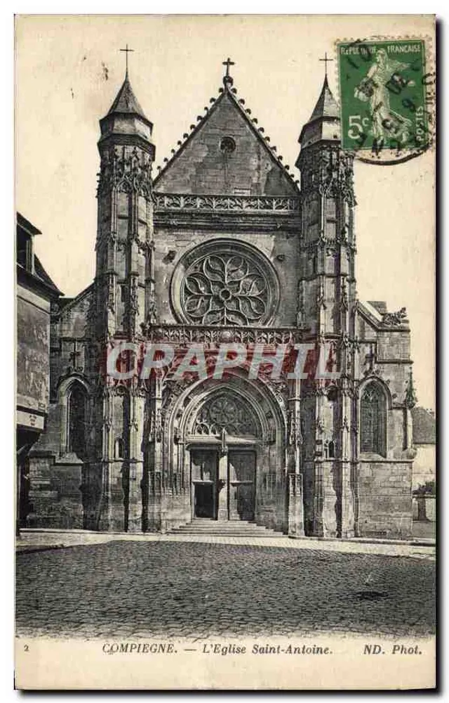 Compiègne — L'Église Saint-Antoine — ND. Phot. - Frente