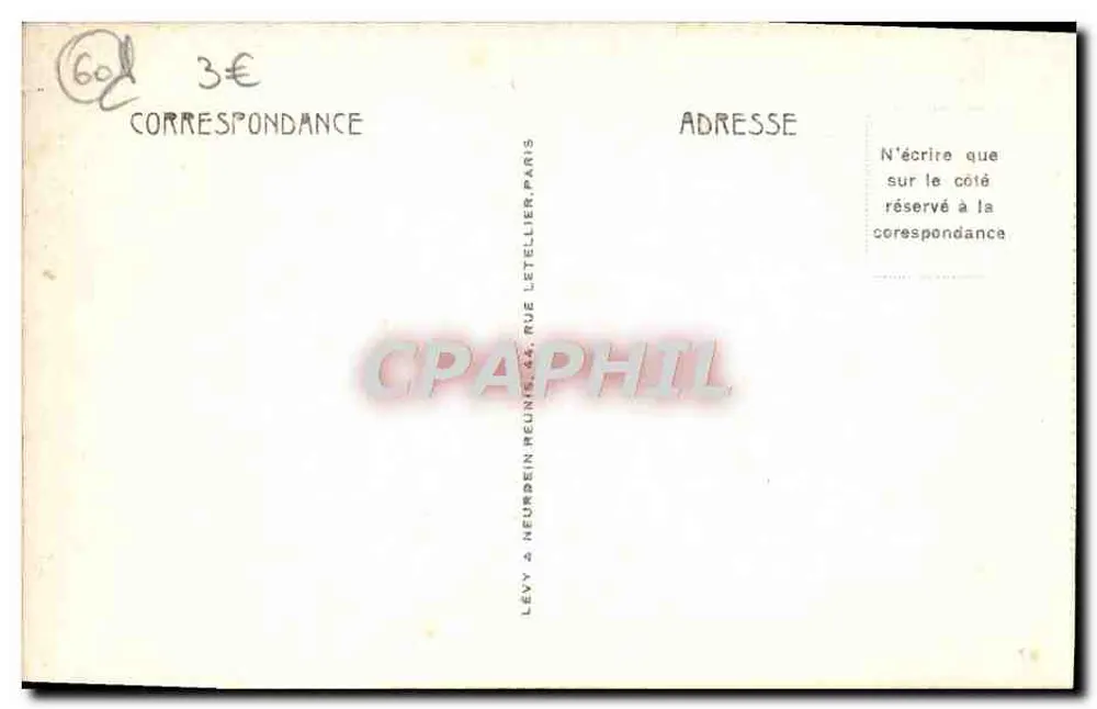 Compiègne — Das Schloss. Studierzimmer von Napoleon I — LL - Rückseite