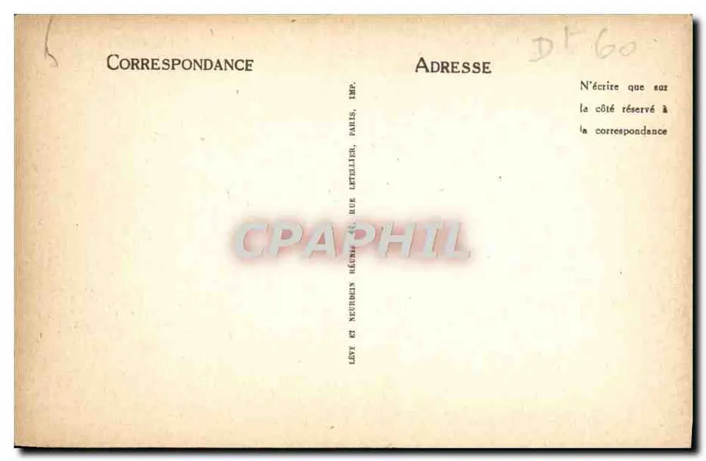 Champlieu (Oise) — Ruínas da Nef da Igreja — ND - Verso