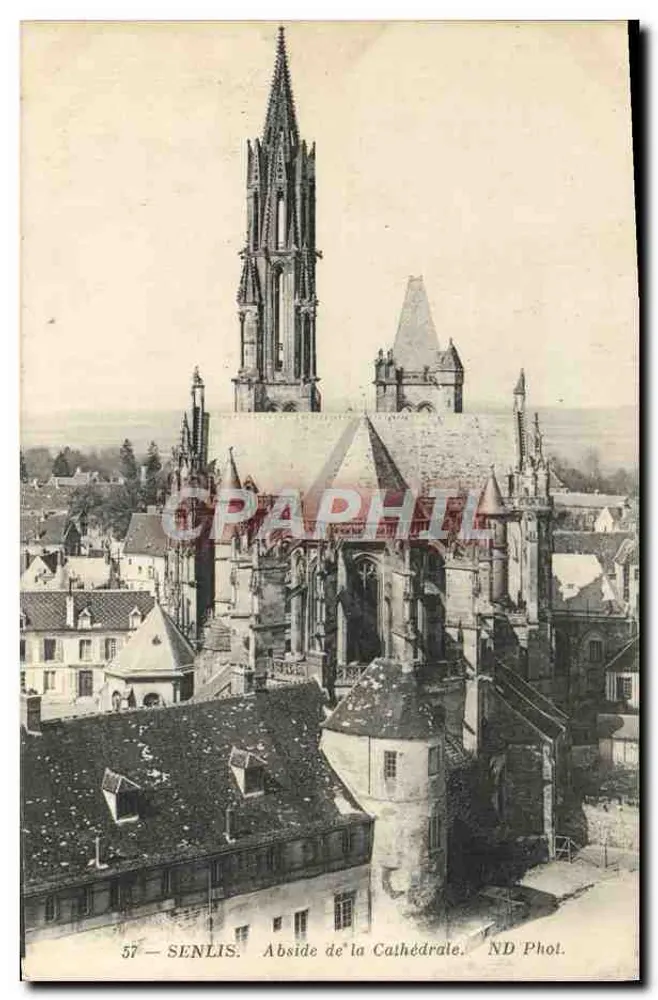 Senlis — Abside da Catedral — ND Fot. - Frente