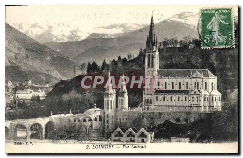 Lourdes — Vista Lateral — Edição F. V. - Frente