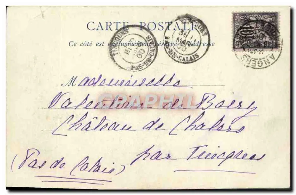 Angers — La Cathédrale — ND Pbot - Verso
