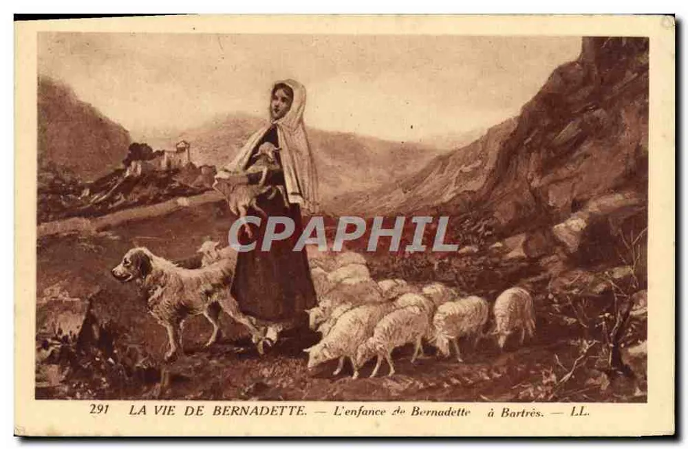 Die Kindheit von Bernadette in Bartrès — LL. — n°291 - Vorderseite