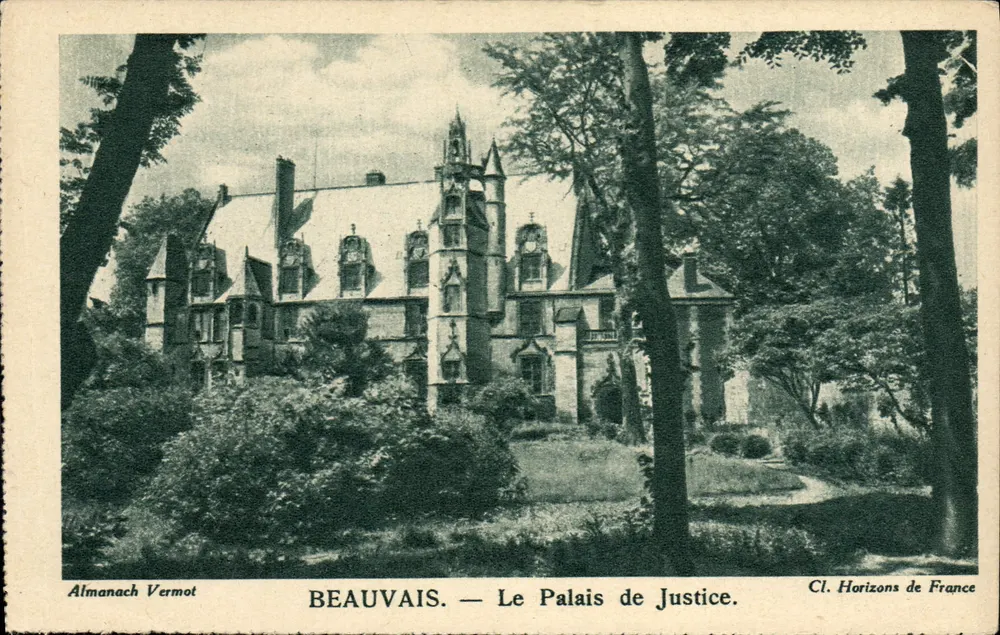 Beauvais — O Palácio de Justiça — Cl. Horizons de France - Frente