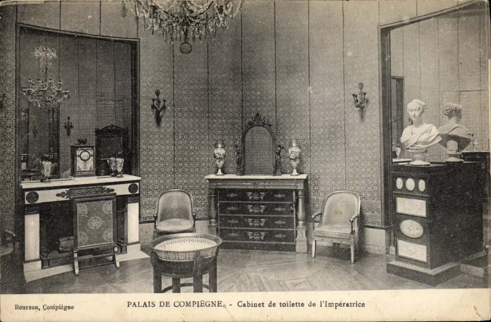 Palácio de Compiègne - Quarto de banho da Imperatriz — Bourson, Compiègne - Frente