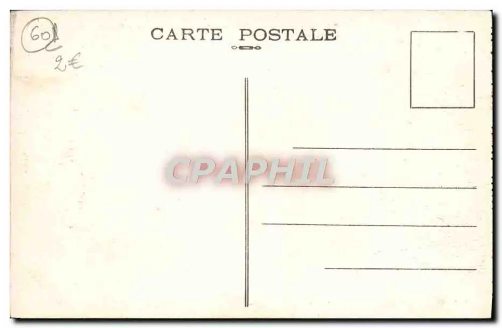 Floresta de Compiègne — Clarity da Renderização — Monumento do cidadão A.-H. Fléming, abrigando o vagão da Renderização assinado pelo Mariscal Foch, 11 novembro 1918 (Magès, Arquiteto) - Verso