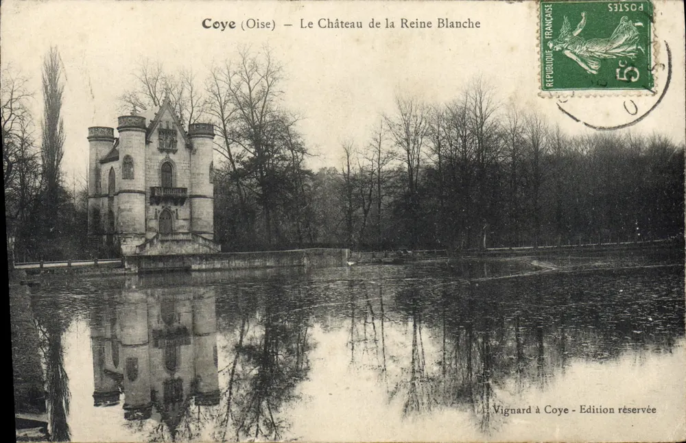 Coye (Oise) — Il Castello della Regina Bianca — Vignard a Coye - Edizione Riservata - Recto