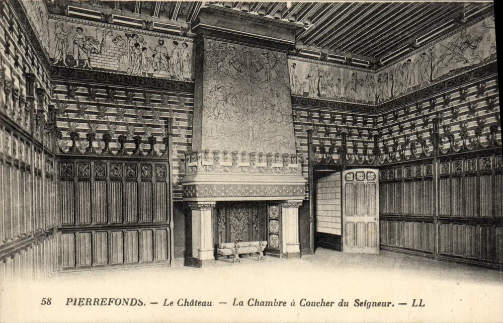 Pierrefonds — Das Schloss — Das Schlafzimmer des Herrn — LL - Vorderseite