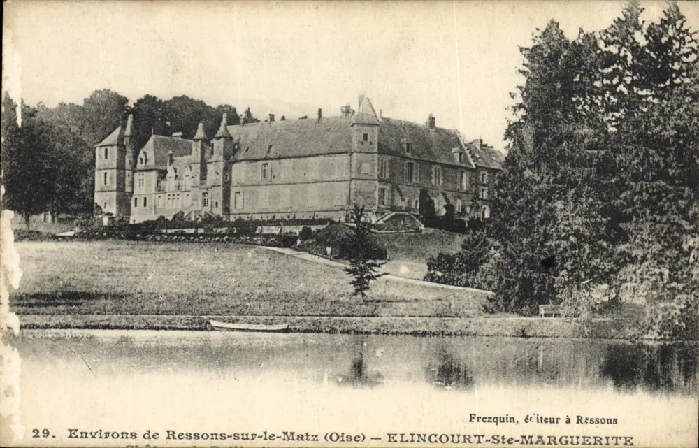 Schloss Ressons-sur-le-Matz — Umgebung von Ressons-sur-le-Matz (Oise) — Verleger Frezquin in Ressons - Vorderseite