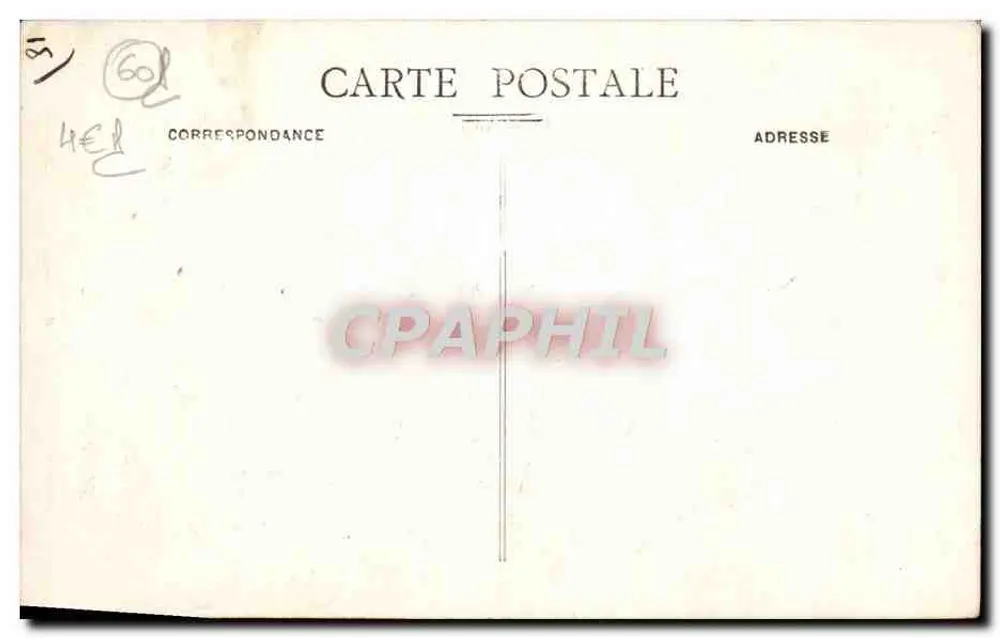 Beauvais - A Estátua de Jeanne Hachette — editor L. Dusserre, n° 148 - Verso