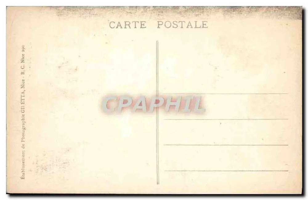Gorges do Cians — Rua de Beuil — Pitorescas e únicas nas Grandes Alpes — Editor: Glietta, Nice - Verso