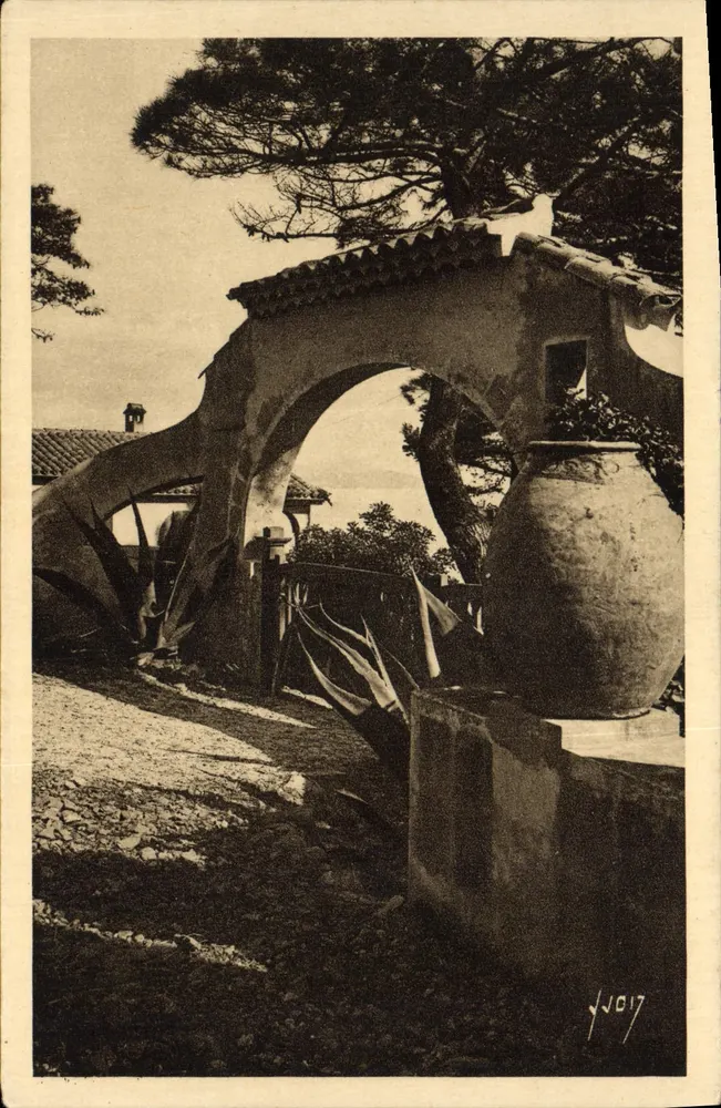 Eingang einer Küstenvilla — « Côte d'Azur »-Sammlung — Éditions d'Art Martel, Paris - Vorderseite