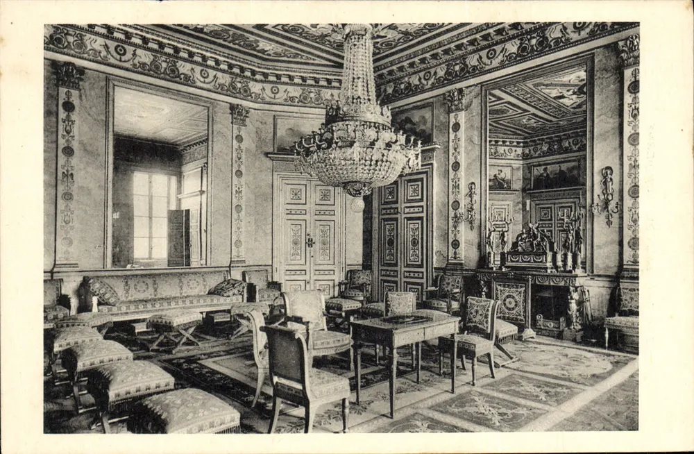 Castillo de Compiègne — El Salón de las Damas de Honor — Edición de los Museos Nacionales - Anverso