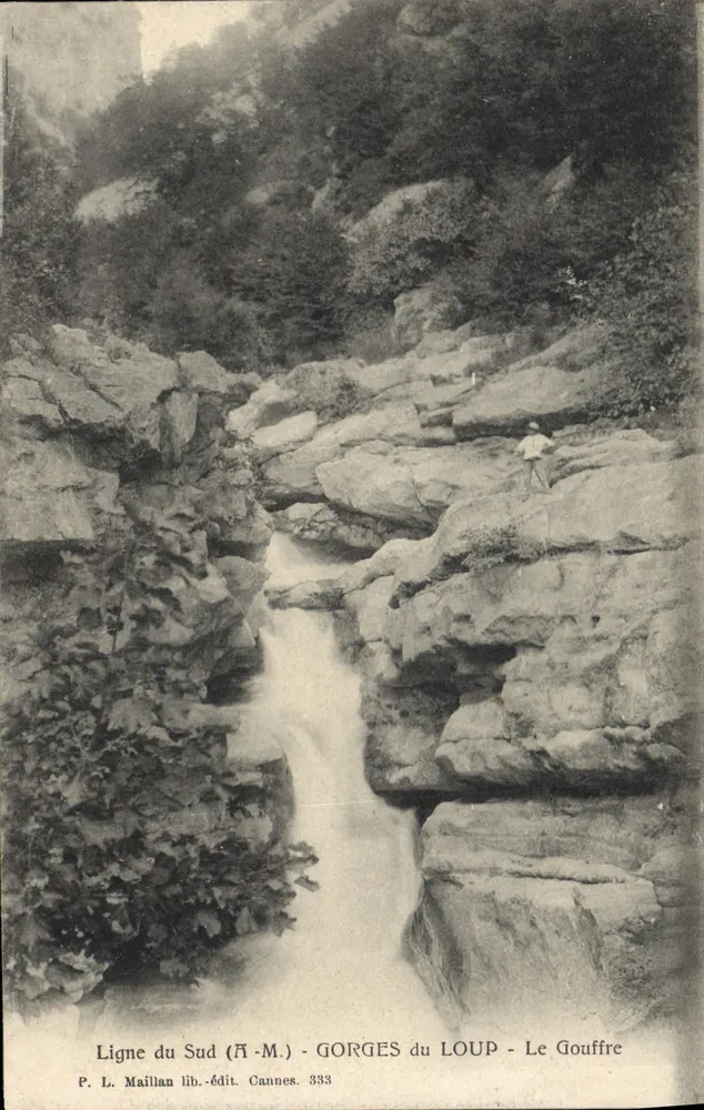 Loup Gorges - Der Gouffre — P. L. Maillan lib.-édit. Cannes 333 - Vorderseite
