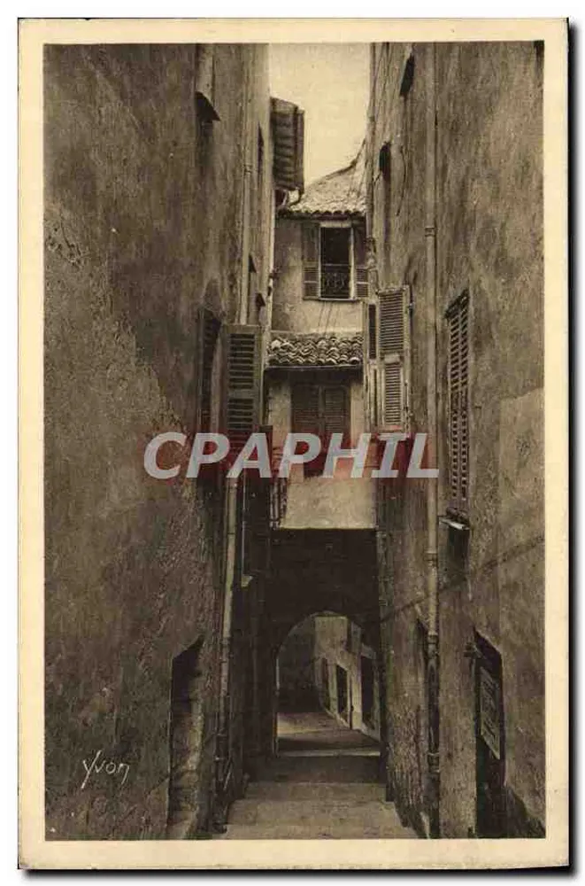 Villefranche-sur-Mer — La Rue Obietre — Editie Yvon - Voorkant