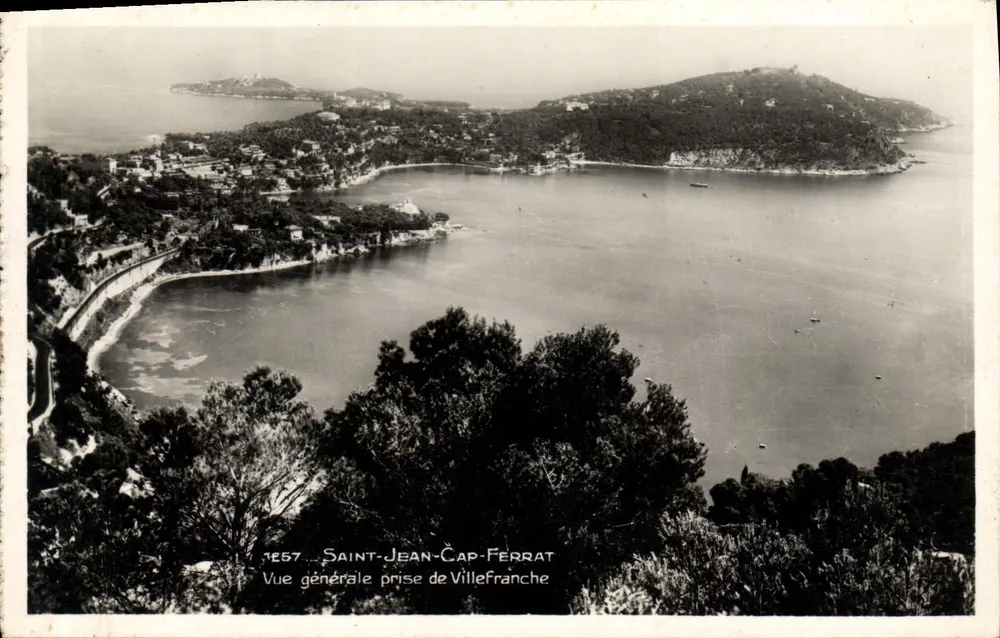 Saint-Jean-Cap-Ferrat — Allgemeiner Blick von Villefranche — Éditions La Tegogne - Vorderseite