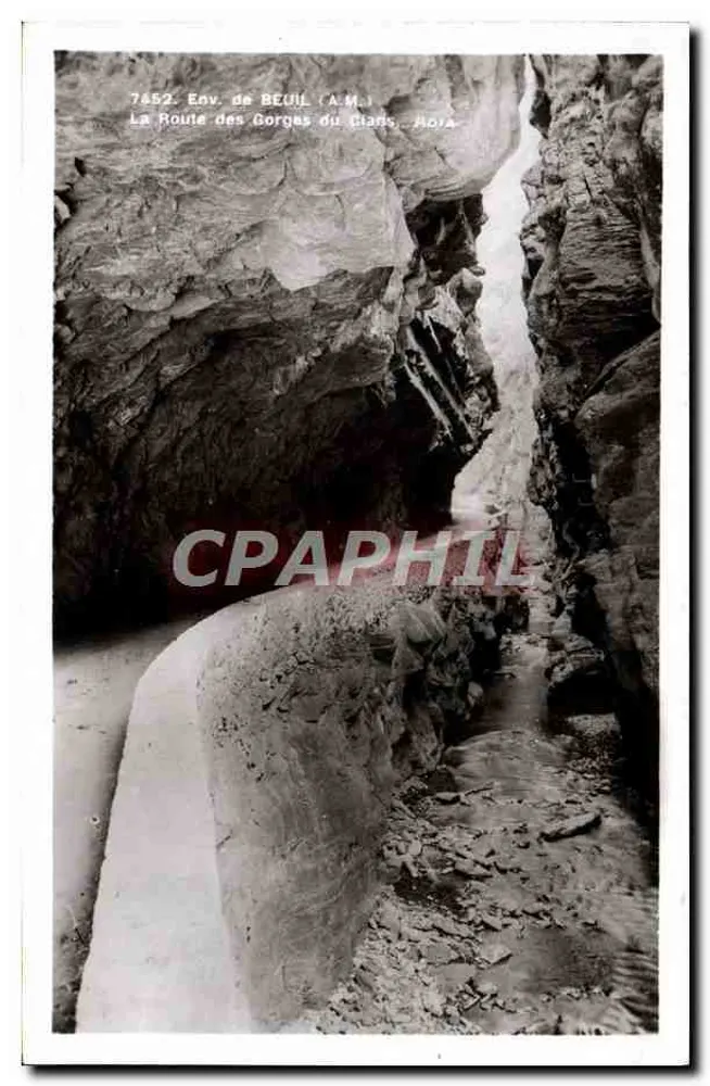 Gorges do Clans — Env. de BEUIL (A.M.) — Les belles Éditions, Nice - Frente